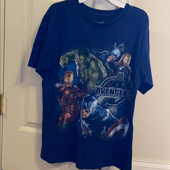 Disney Store Marvel Avengers Navy Tee - Picture 1 of 3